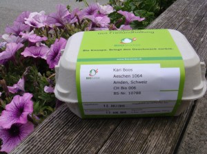 1 Schachtel à 6 Eier